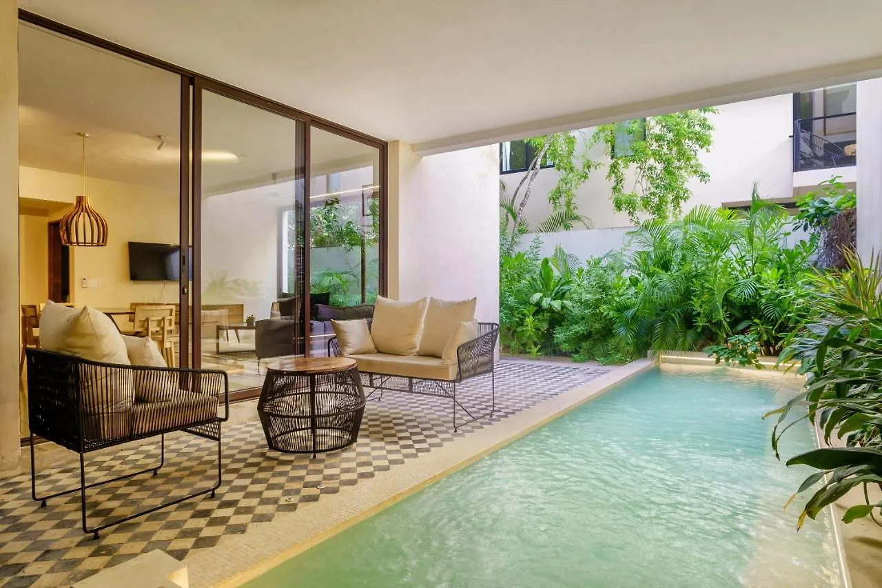 Private Pool Apartment For Groups Tulum